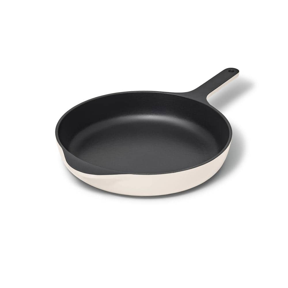 Caraway 10.5 in. Cast Iron Skillet in Cream