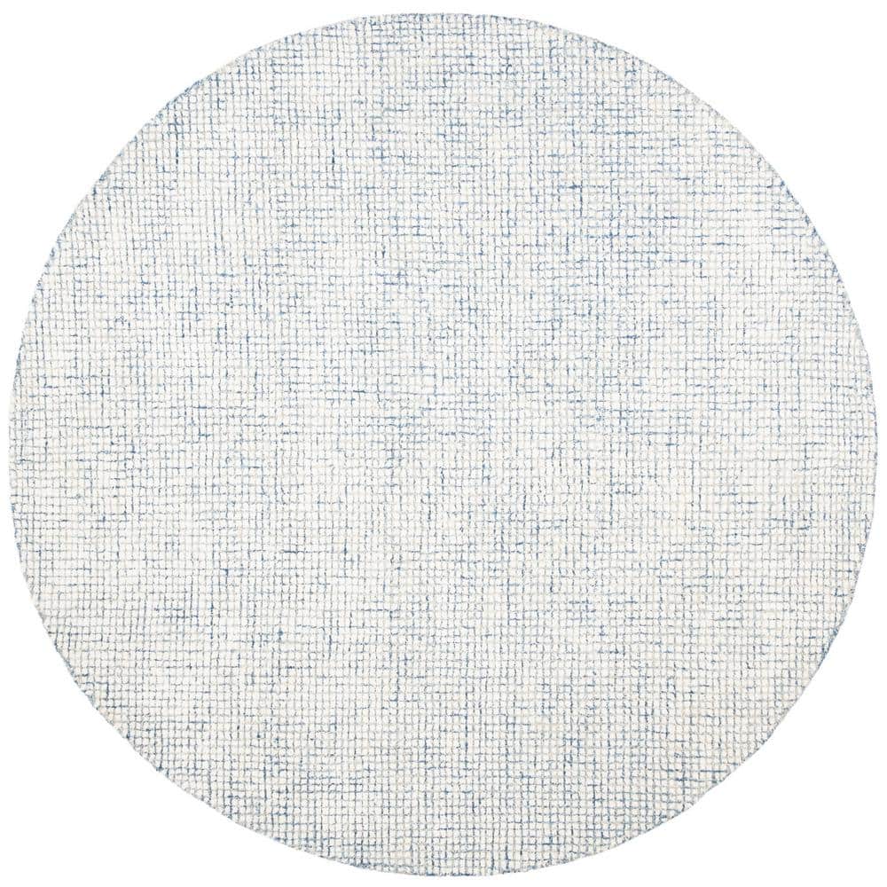 Abstract Ivory/Blue 10 ft. x 10 ft. Geometric Gradient Round Area Rug price history on PriceWatchPro