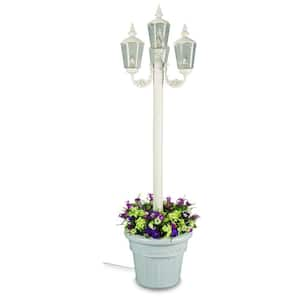 White Cambridge Park Lantern Planter