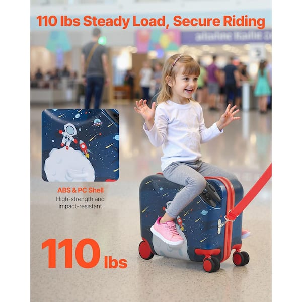 SVOPES Ride-on Luggage, 26 L Capacity, 18 in. Toddler Carry-On