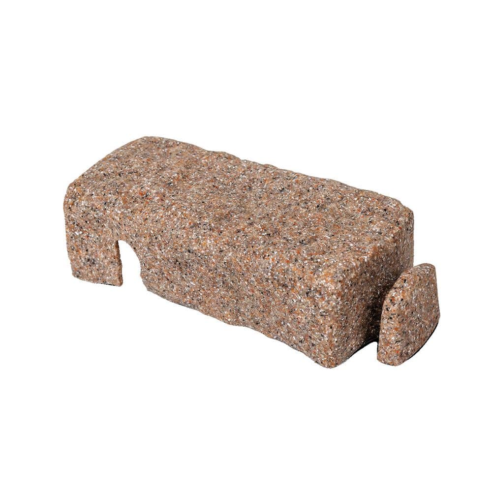 7 in x 2.25 in x 4 in CobbleStone (Right) Faux Stone Plastic Garden Edging (1-Pack) price history on PriceWatchPro