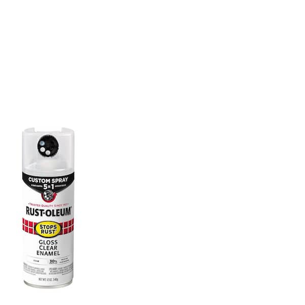 Rust-Oleum Stops Rust 12 oz. Custom Spray 5-in-1 Gloss Clear Spray Paint (Case of 6)