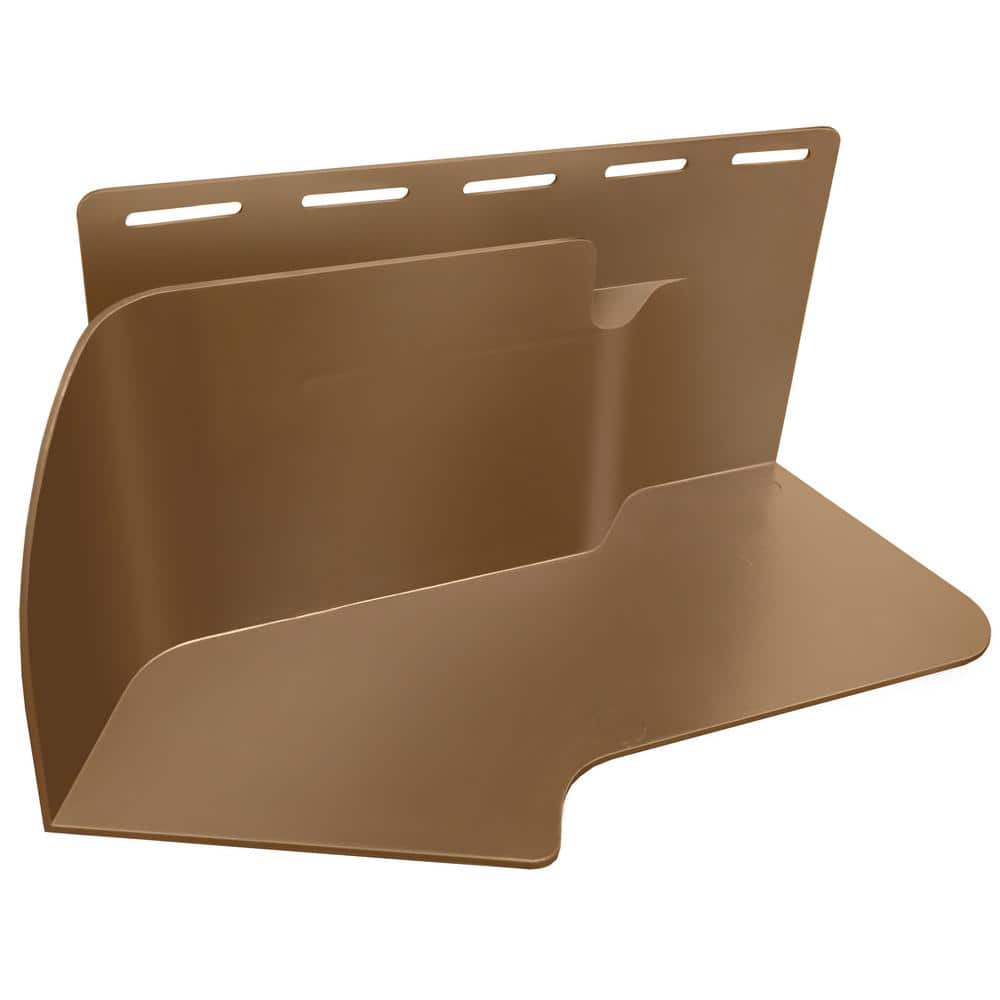 3.75 in. x 8 in., Polypropylene Roof to Wall Kickout Flashing/Water Diverter, Tan Left price history on PriceWatchPro