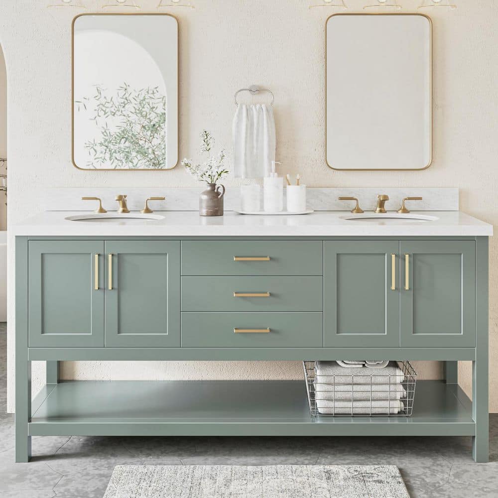 Best HD Pictures about  Sage Green Bathroom Vanity  with No AI Images