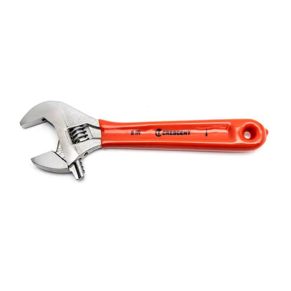 Crescent 6 in. Chrome Cushion Grip Adjustable Wrench