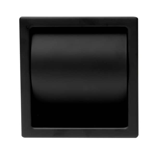 ALFI BRAND Toilet Paper Holder in Black ABTPC77-BLA - The Home Depot