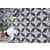 Gray Geometric 8" x 8" Glazed Porcelain Tile