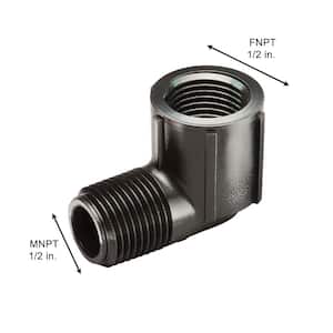 1/2 in. Male Pipe Thread x 1/2 in. Female Pipe Thread Elbow for Sprinkler Swing Pipe (Not Compatible With Drip Tubing)