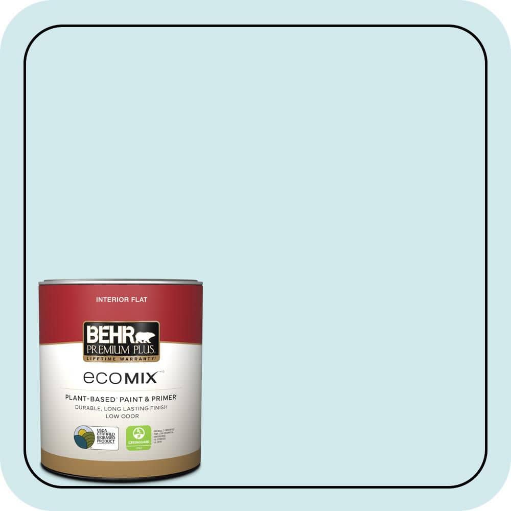1 qt. #540C-1 Mineral Water Flat EcoMix Plant-Based Interior Paint & Primer price history on PriceWatchPro