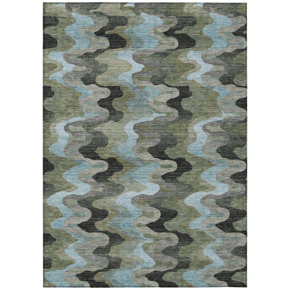 Chantille Machine Washable Indoor/Outdoor Abstract ACN2481 Basil 10 ft. x 14 ft. Area Rug price history on PriceWatchPro