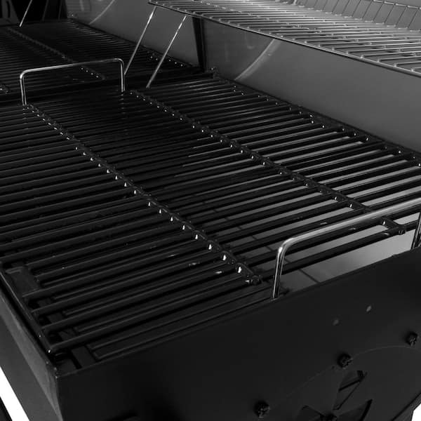 Char-Griller - Double Play 1,260 sq., in. 3-Burner Gas and Charcoal Grill in Black