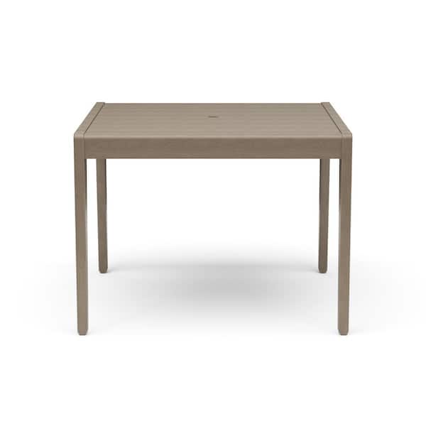 HOMESTYLES Sustain Gray Square Wood Outdoor Dining Table
