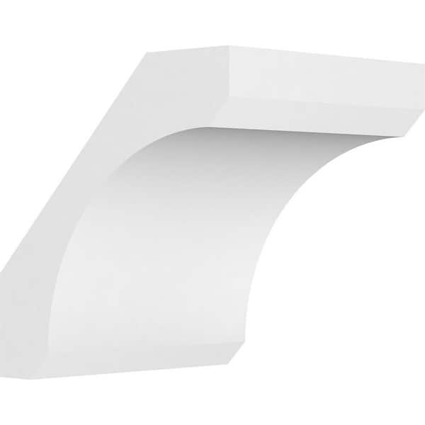 Ekena Millwork 5"W x 6"D x 6"H Standard Legacy Architectural Grade PVC Knee Brace