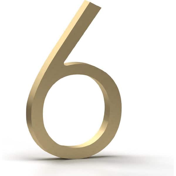 MEGA HANDLES House Numbers for Outside - 5 in. Easy to Install Wall ...
