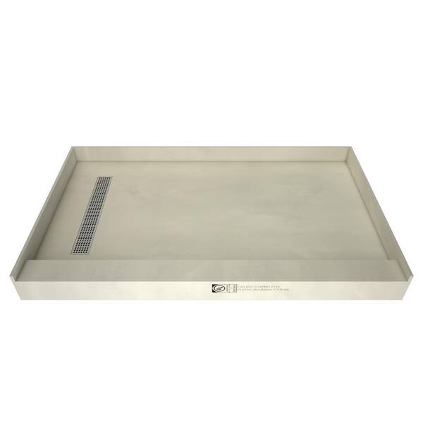 Tile Redi Base'N Bench 36 in. x 72 in. Single Threshold Shower