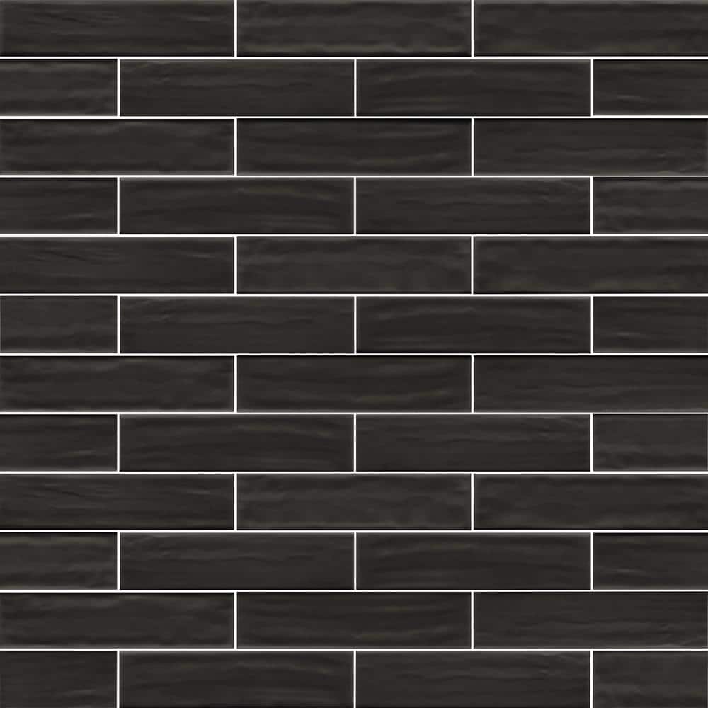 Take Home Tile Sample - Turin Midnight 4 in. x 4 in. Glossy Porcelain Floor and Wall Tile price history on PriceWatchPro