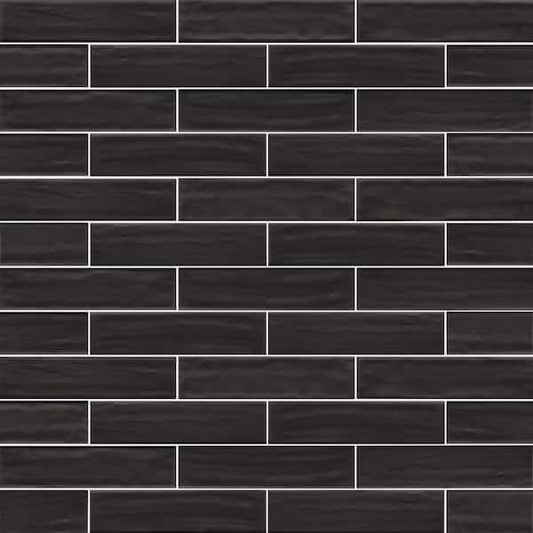 MSI Turin Midnight 2.5 in. x 10 in. Glossy Porcelain Floor and Wall Tile (8.07 sq. ft./Case)
