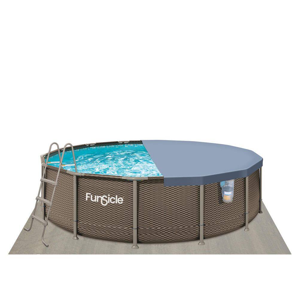 Oasis Designer 14 ft. Round 42 in. Deep Metal Frame Above Ground Pool Set price history on PriceWatchPro