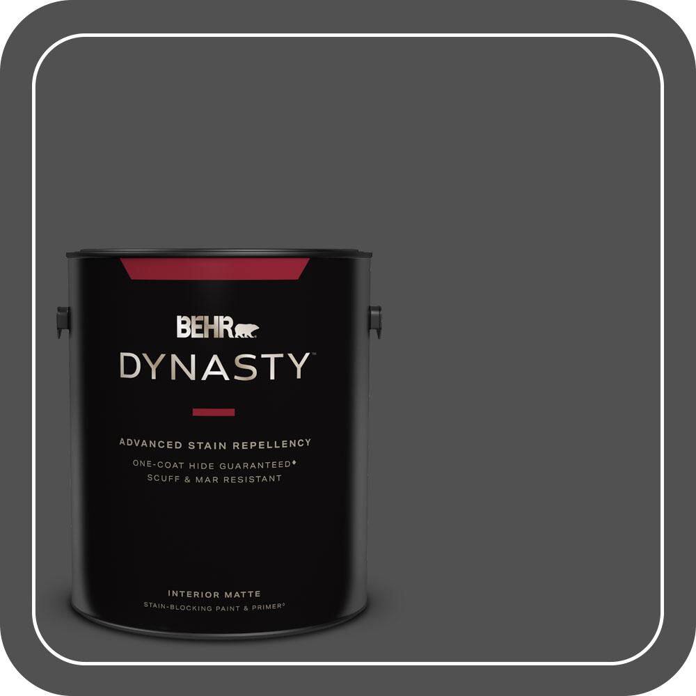 1 gal. #N460-7 Space Black Matte Interior Stain-Blocking Paint & Primer price history on PriceWatchPro