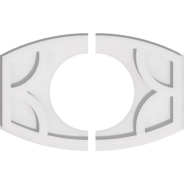 1 in. x 16 in. x 10.625 in PVC Medallion Moulding