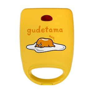 Sanrio Gudetama Yellow 500-Watt Single Sandwich Maker