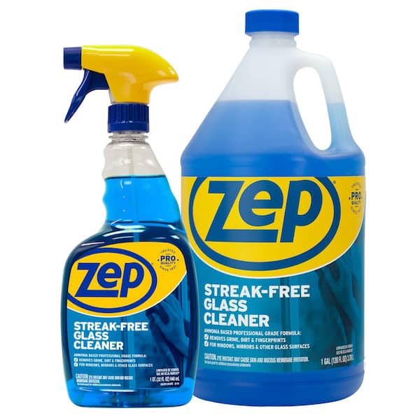 ZEP Streak Free Glass Cleaner with Refill Kit