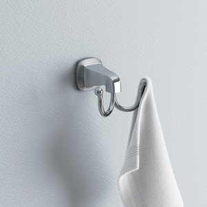 Belding Collection Double Robe Hook in Chrome