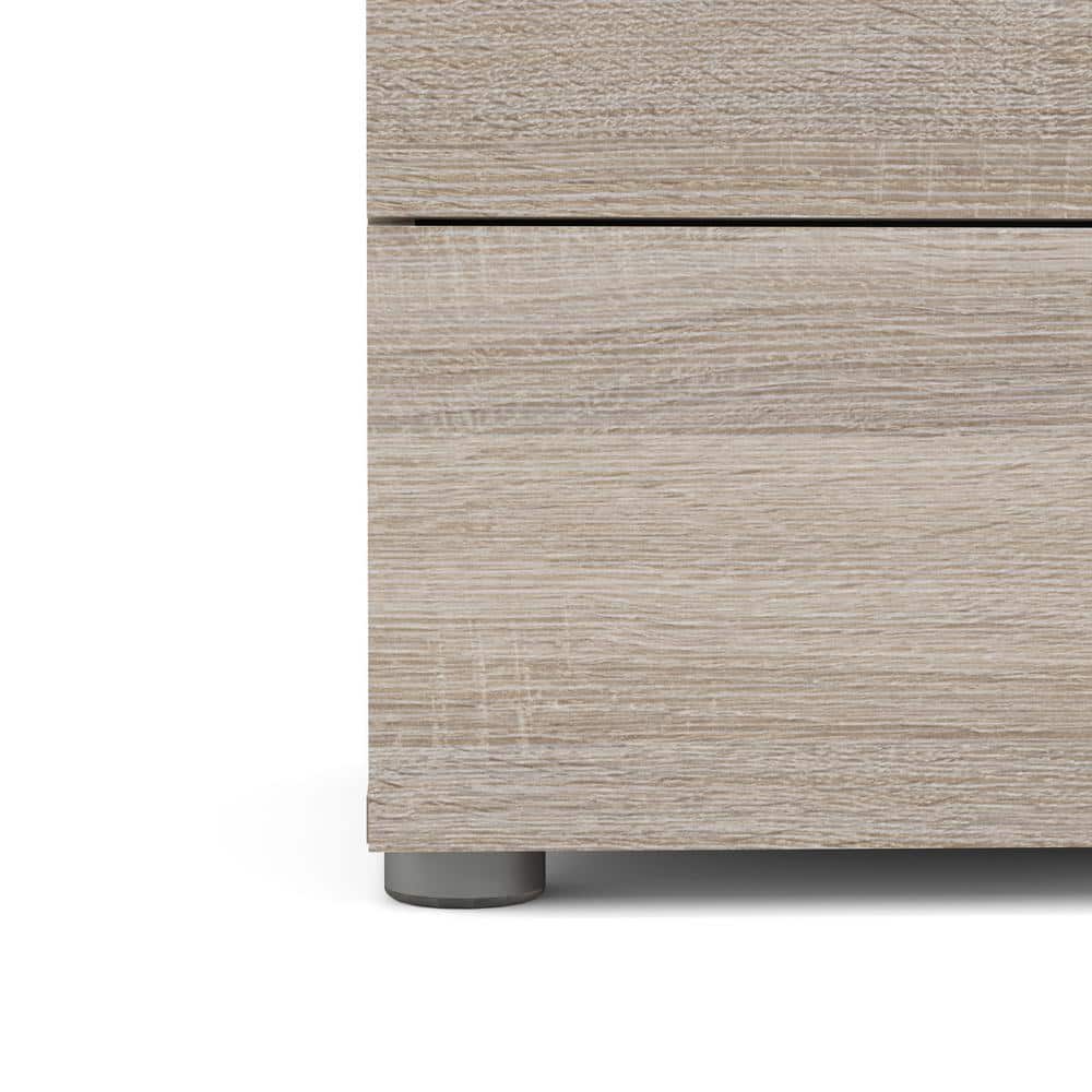 Austin Double 8-Drawer White Contemporary Dresser