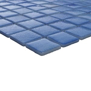 Glass Tile Love Familiar Blue Mix 12.5 in. x 21.5 in. Chips Mosaic Glossy Glass Floor Tile (10.76 sq. ft./Case)