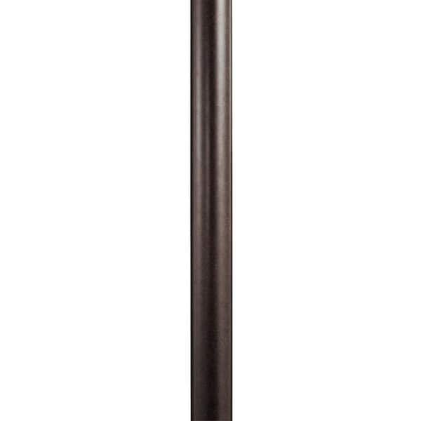 KICHLER 3 in. x 84 in. Tannery Bronze Direct Burial Outdoor Lamp Post (1-Pack)