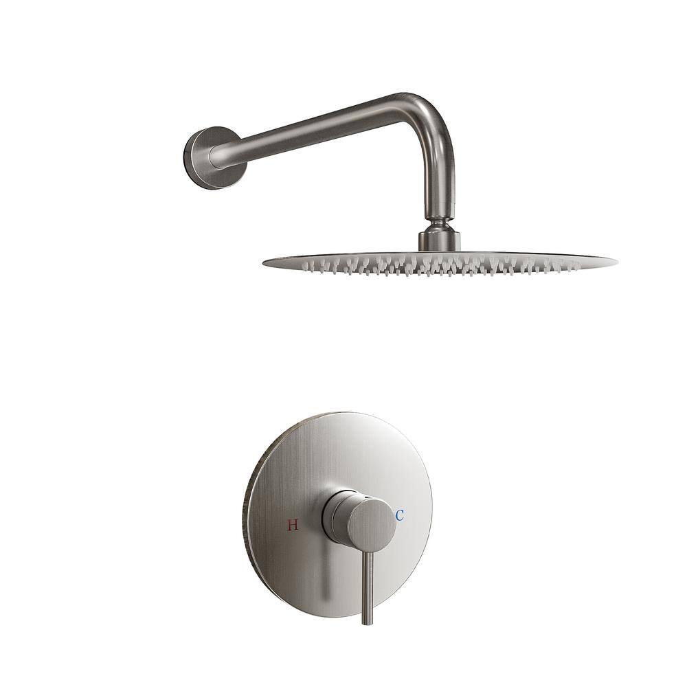 Aosspy 1Spray Patterns with 1.5 GPM 10 in. Wall Mount Round Ceiling