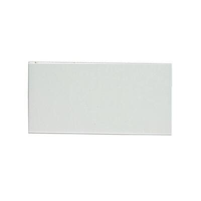 Peel and Stick Glittered White Avalanche Glass Wall Tile - 6 in. x 3 in. Tile sample