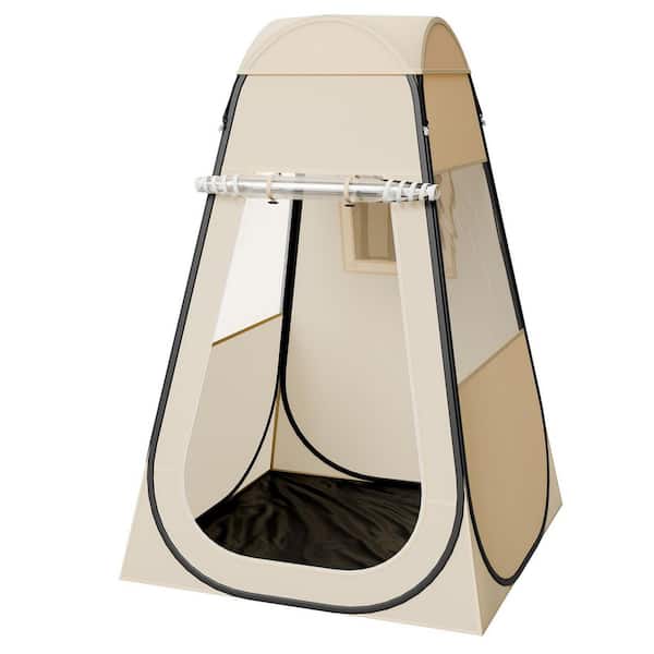 Pop Up Sports Tent, 47 x 47 in. Clear Bubble Tent for 1 Person, Waterproof Pod with Floor and Top Cover for Camping