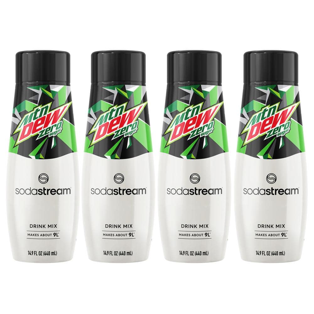 SodaStream Mountain Dew Zero Sugar Soda Drink Mix, 14.9 Fl