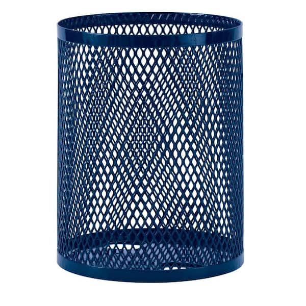 Ultra Play 32 gal. Diamond Blue Commercial Park Portable Trash Receptacle