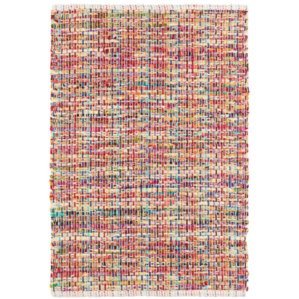 6 ft. x 9 ft. Multi Vista Chindi Handwoven Cotton Indoor Area Rug price history on PriceWatchPro