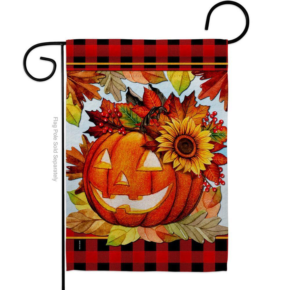 13 in. x 18.5 in. Jack O Bouquet Halloween Garden Flag Double-Sided Falltime Decorative Vertical Flags price history on PriceWatchPro