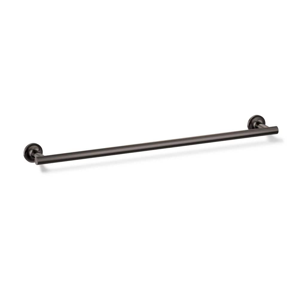 Purist 24 in. Wall Mounted Single Towel Bar in Vibrant Titanium price history on PriceWatchPro