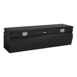 Gloss Black Aluminum 42'' Wedge Utility Chest Box (Heavy Packaging)