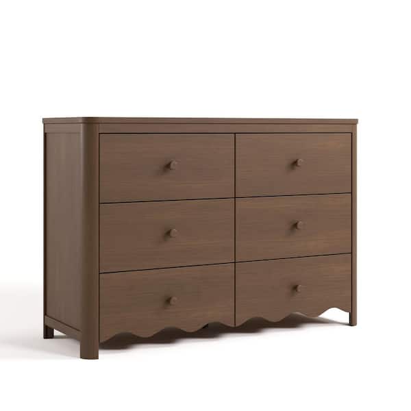 Casablanca Hazelnut 6 Drawer 48.11 in. Wide Dresser