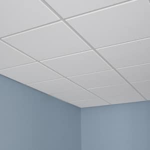 2 ft. x 2 ft. Mars White Shadowline Tapered Edge Lay-In Ceiling Tile, pallet of 240 (960 sq. ft.)