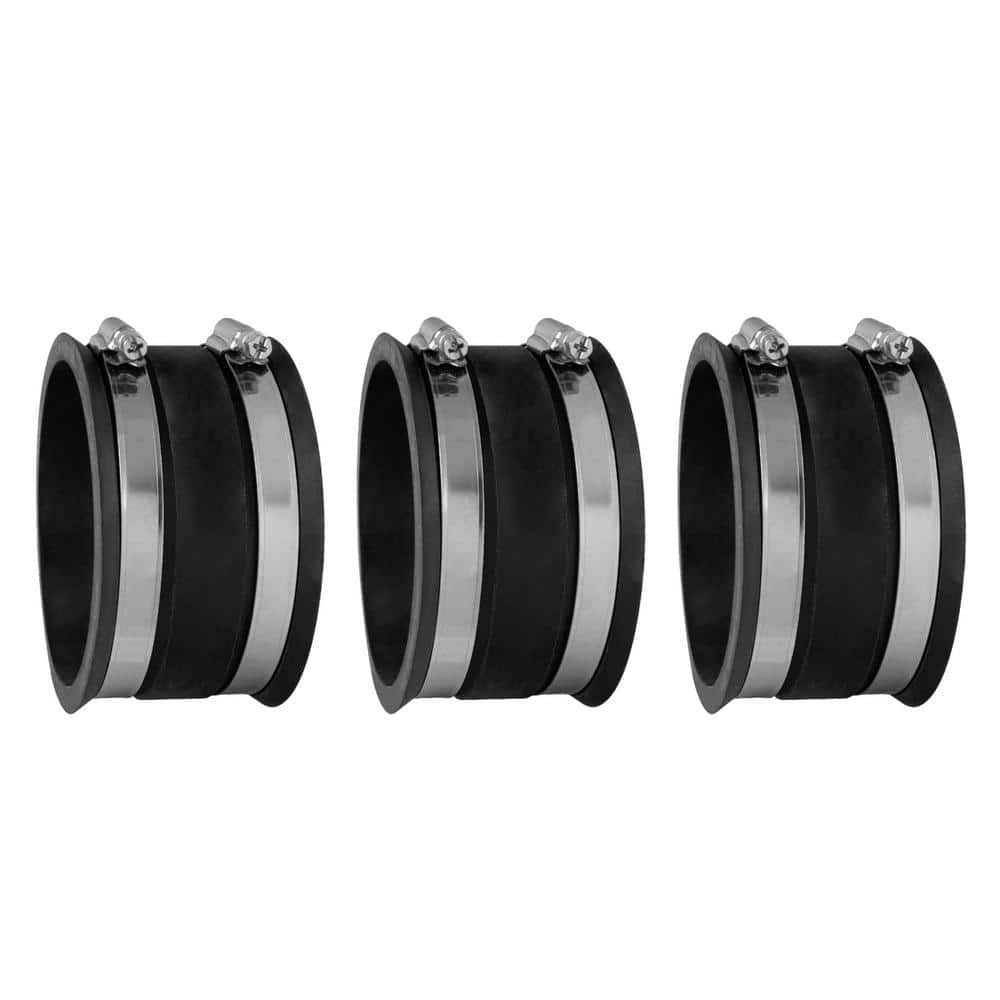 4 in. Dust Control Flex Cuff with Hose Clamps for Dust Collection Systems (3-Pack) price history on PriceWatchPro
