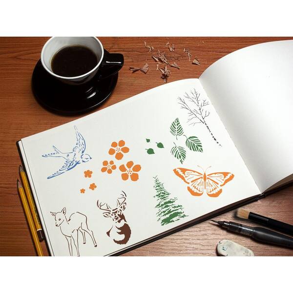 Hallmark™ Adhesive Stencils Nature Design (1 Set(s))