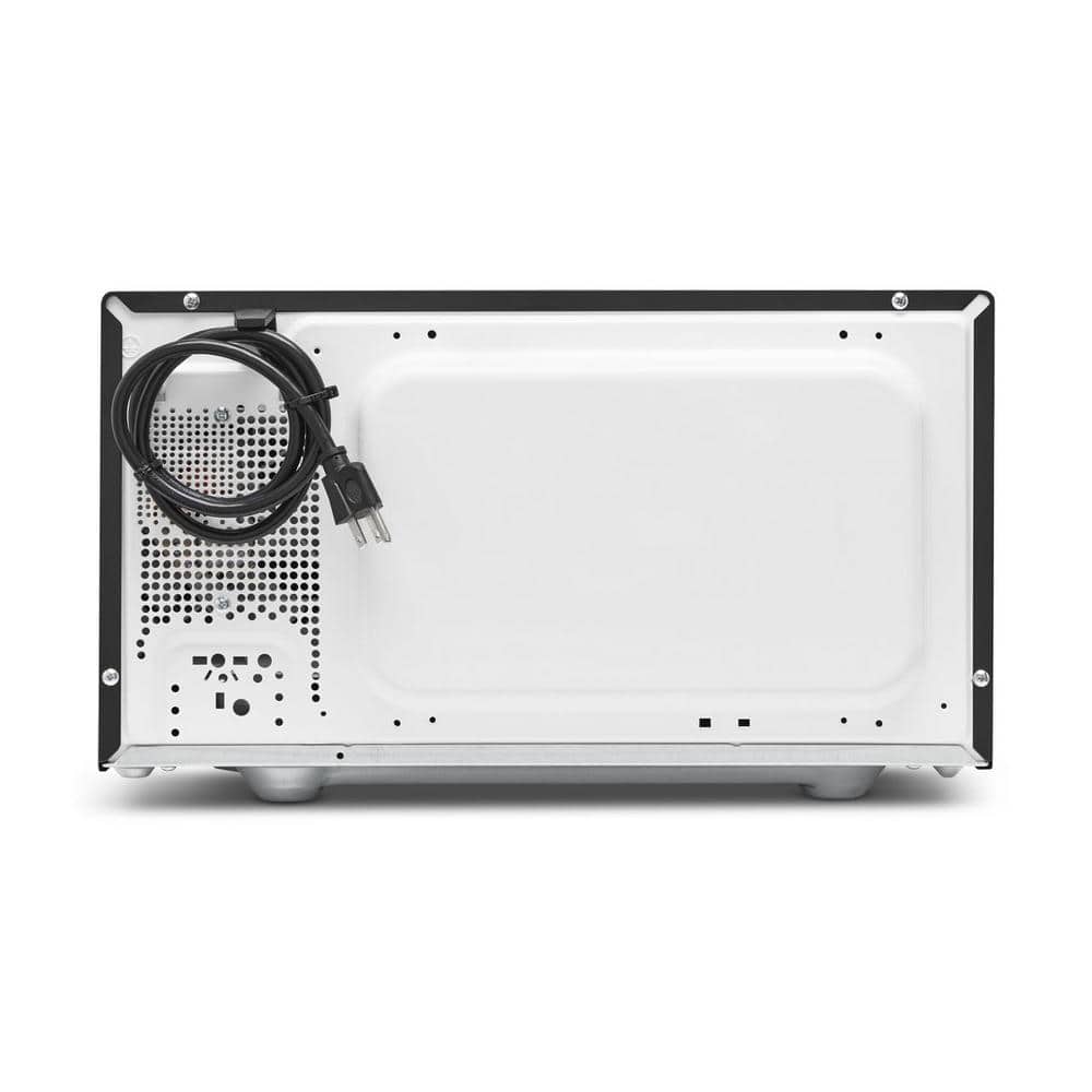 Black 19-Inch Compact Countertop Microwave with LED Display