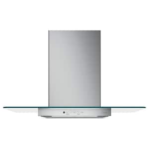 30 in. Wall Mount Range Hood with Light in Stainless Steel