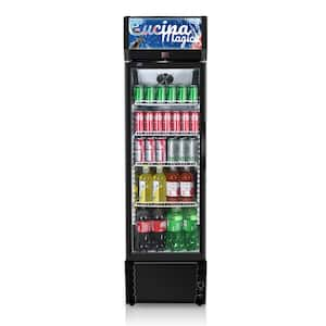 23.4 in. 9 cu. ft. Commercial Refrigerator with Temperature Display in Black