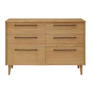 Sienna 6-Drawer Caramelized Dresser 35.5 in. x 52.5 in. x 18.6 in.