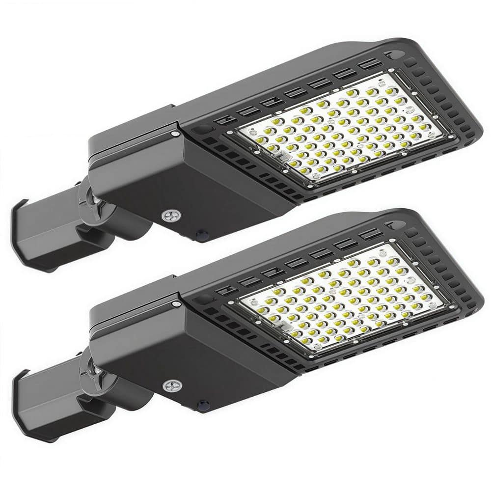 1000-Watt Equivalent Integrated LED Bronze Parking Lot with Photocell Slip Fitter 5000K 28000 Lumens Area Light (2-Pack) price history on PriceWatchPro