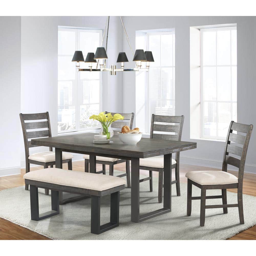 Picket House Furnishings Sullivan Dining 6Piece SetTable 4 Side