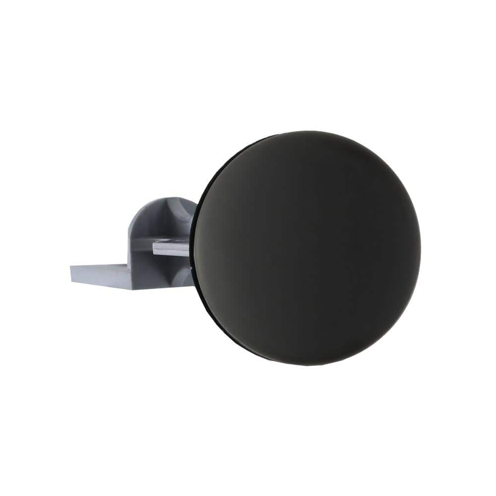 Matte Black Plastic Bathroom Sink Pop-Up Stopper Replacement